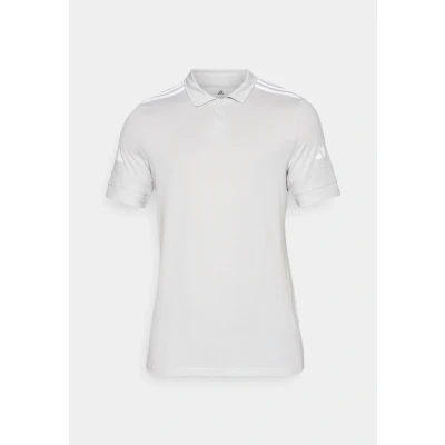 Image of adidas Men&#039;s SQUADRA25 Cotton Polo, Team Light Grey/White, XS