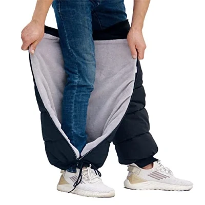 Image of vikitim Motorcycle Blanket Leg Cover, Scooter Cover Apron Protector Waterproof Reflective Tape Windproof Black for Cold Rain Winter Driver Rainproof