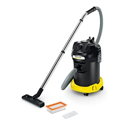 Image of Kärcher AD 4 Premium Ash Vacuum Ideal for cleaning a Fireplace, BBQ, Stoves, Home Workshop, Grills, Fire Pits, Log Burners and Chimineas, Black