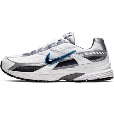 Image of NIKE Men&#039;s Initiator Trail Running Shoes, Multicoloured (White/Obsidian/Metallic Cool Grey 101), 6 UK