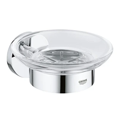 Image of GROHE Essentials New Soap Dish with Holder Chrome 40444001