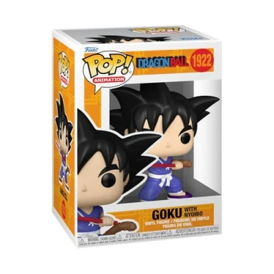 Image of Funko Pop! Animation: Dragon Ball Goku (Nyoibou) Collectable Vinyl Figure Gift Idea Official Merchandise Toys for Kids &amp; Adults Anime Fans Model Collectors and Display