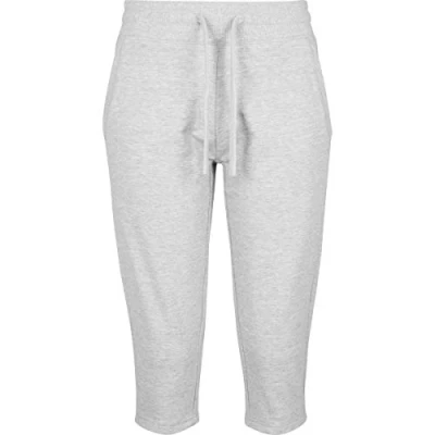 Image of Build Your Brand Women&#039;s Terry ¾ Jogging Bottoms, womens, pants, BY067 00091 0058, charcoal, XS