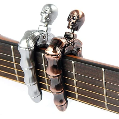 Image of YUEKO Ghost Finger Guitar Capo for Electric and Acoustic Guitarra Accessories (Silver)