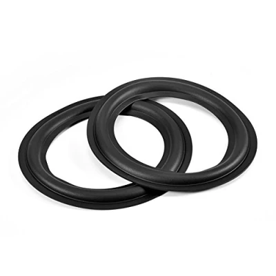 Image of Cuifati 2pcs 6 inch / 156mm Speaker Foam Surround Repair Kit, Perforated Rubber Edge Rings Replacement Parts DIY