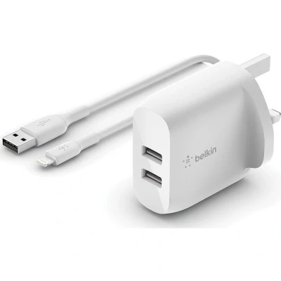 Image of Belkin WCE001MY1MWH mobile device charger Universal White AC Indoor