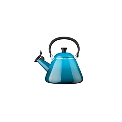 Image of Le Creuset Whistling Kettle Kone Deep Teal 1.6 Liter