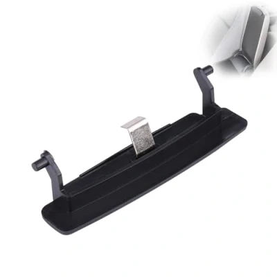 Image of Aramox Center Armrest Lid Latch Catch, Car Console Repair Clip Replacement for A6 C6 2005 2011 (Black)