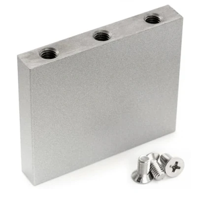 Image of Musiclily Ultra 42mm Full Solid Steel Block for Electric Guitar Floyd Rose Locking Tremolo Bridge