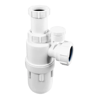 Image of Mcalpine C10AV SV 75mm Water Seal Anti Syphon (Silentrap) Adjustable Inlet Bottle Trap with Silicone Non Return Valve and Multifit Outlet