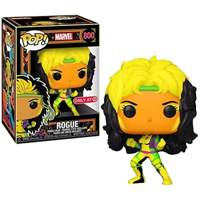 Image of Funko Pop! Marvel: X Men Classic Rogue (Blacklight) Collectable Vinyl Figure Gift Idea Official Merchandise Toys for Kids &amp; Adults Comic Books Fans Model Collectors