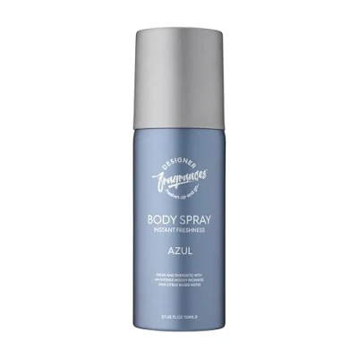 Image of Designer Fragrances Single Pack Azul Billion Men&#039;s Body Spray Deodorant Cans For Instant Freshness on The Go Long Lasting Smell Great Male Gift Sets 150ml
