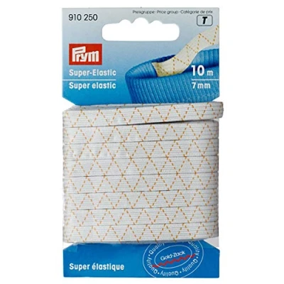 Image of Prym Elastic, White, 7 mm