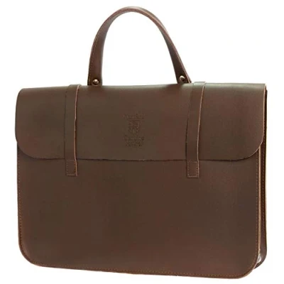 Image of Montford MFC1BR Leather Music Carry Case Brown