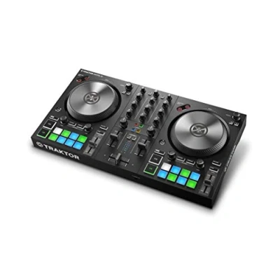 Image of Native Instruments Traktor Kontrol S2 MK3, 2 Channel DJ Controller, 16 Pads, Integrated Soundcard, Pro 4 Included, Black
