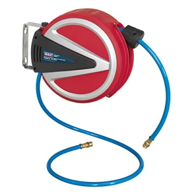 Image of Sealey Retractable Air Hose Reel 6.5m Ø6.5mm ID PU