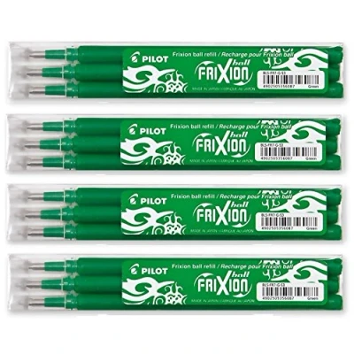 Image of FriXion Ball 12 refills for pens green