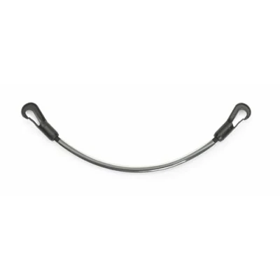 Image of Shires Elastic Fillet Strap Black 50cm