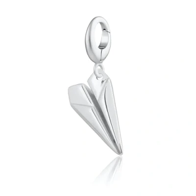 Image of Lily Charmed 925 Sterling Silver Paper Plane Charm