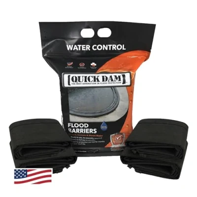Image of Quick Dam QD65 4 5ft Flood Barrier, Black
