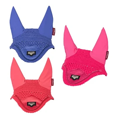 Image of LeMieux Loire Satin Fly Hood Bluebell XL