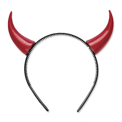 Image of Devil Horns Accessory for Halloween Lucifer Satan Fancy Dress