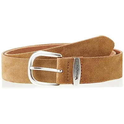 Image of Wrangler Women&#039;s Easy Belt, Brown Suede, 95