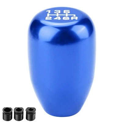 Image of Reminnbor Universal Shift Knobs 6 Speed Car Modification Manual Knob Gear Head(Blue)
