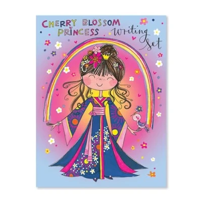 Image of Rachel Ellen Writing Set Wallet Cherry Blossom Princess WS35