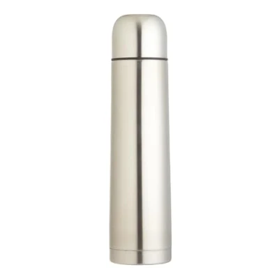 Image of KitchenCraft FLASK1LTRPRO Jury Almost Unbreakable Stainless Steel Vacuum Flask 1 Litre, Silver
