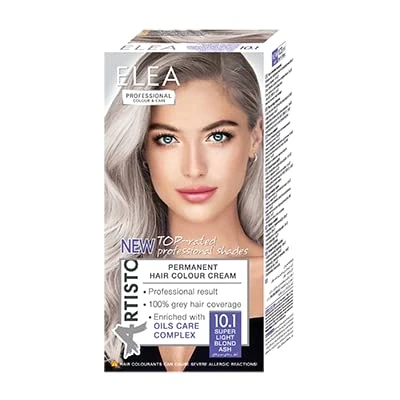 Image of Elea Professional Color &amp; Care Permanent Hair Colour No. 10.1 Super Light Blonde Ash 123 ml