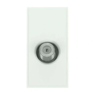 Image of Click New Media Single Female Satellite Module White 25mm X 50mm 14mm Mm405Wh