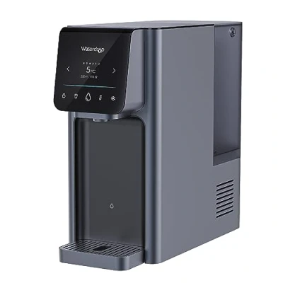Image of Waterdrop A1 Countertop Reverse Osmosis System, Hot and Cold Water Dispenser, NSF/ANSI 58 Standard, Bottleless Cooler, 6 Temperature Settings, 2:1 Pure to Drain