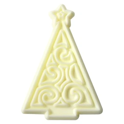 Image of PME JEM Christmas Scroll Tree Cutter, White, 9 x 2 11 cm