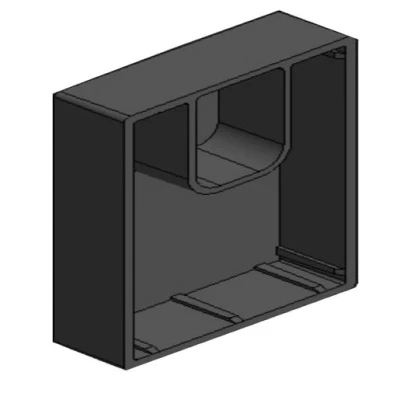 Image of Fastensol Rail End Cap Black F REC B TBC
