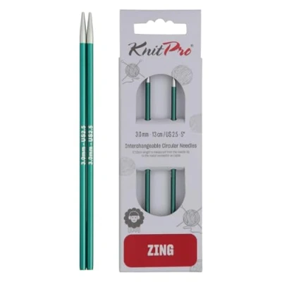 Image of KnitPro KP47511 Knitting PINS: Circular: Interchangeable: Normal: ZING: 3.00MM, Assorted, 28cmx3