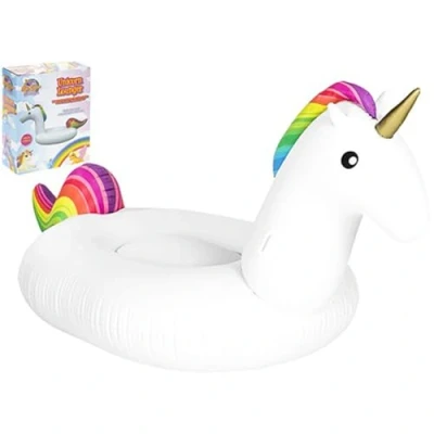 Image of PMS 170*100*95CM HEAVY QTY UNICORN LOUNGER IN PVC COL BOX