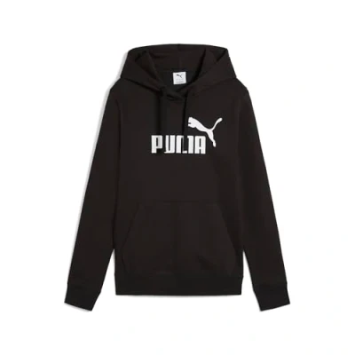 Image of Puma LOGO Hoodie Hoodie, Women&#039;s, Size: Medium, Black