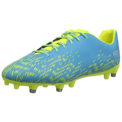 Image of Canterbury of New Zealand Unisex Adult&#039;s Speed 2.0 Soft Ground Rugby Boots, Yellow (Sulphur Spring/Carribean Flash Adult Unisex), 8.5 (43 EU)