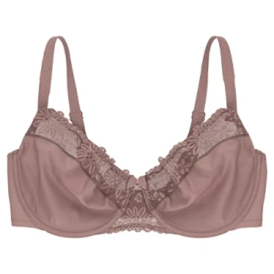 Image of Triumph Womens Ladyform Soft W X Minimizer Bra, Chocolate Mousse, 36C UK