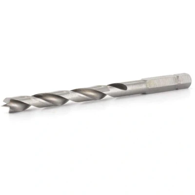 Image of FAMAG 4.5mm HSS Ground Brad Point Drill Bit 1/4&quot; Hex Shank Long, 1597045