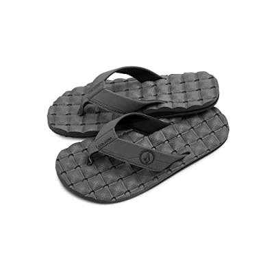 Image of Volcom Men&#039;s V0811520 lgr 6 Sandal, Light Grey, 5 UK