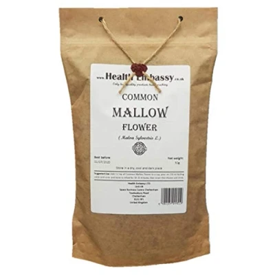 Image of Herba Organica Common Mallow Flower Malva sylvestris L Herbal Tea (50g)