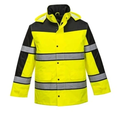 Image of Portwest Hi Vis Classic Two Tone Jacket, Color: Yellow/Black, Size: XXL, S462YERXXL