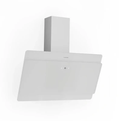 Image of Klarstein Cooker Hood, Extractor Fan for Kitchen w/Dishwasher Safe Aluminium Grease Filter, 607m3/h Airflow, LEDs, Touch Controls Hoods, Wall Mount Steel Vent