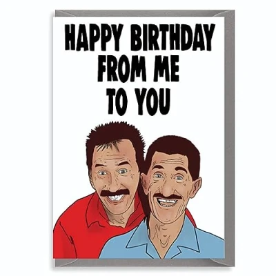 Image of Chuckle Brothers Birthday Card Happy from me to You IN37