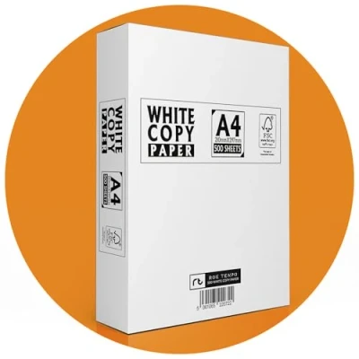 Image of Roe Tenpo Multi Purpose A4 Printer Paper, White, 80gsm, 500 Sheets Compatible Paper with Inkjet, Laser Printers &amp; Copiers, Perfect for Home Office Use (500 Sheets)