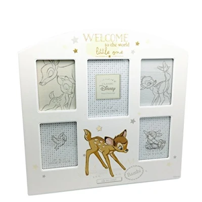 Image of Disney Bambi Magical Beginnings Welcome To The World Arched Collage Frame DI285
