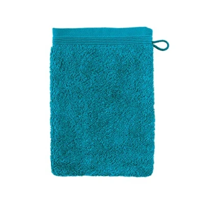 Image of möve Superwuschel wash glove 15 x 20 cm made of 100% cotton, lagoon