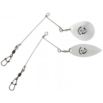 Image of Savage Gear Easyon Spinner Bait Kit L Silver 2Pcs Fishing accessory